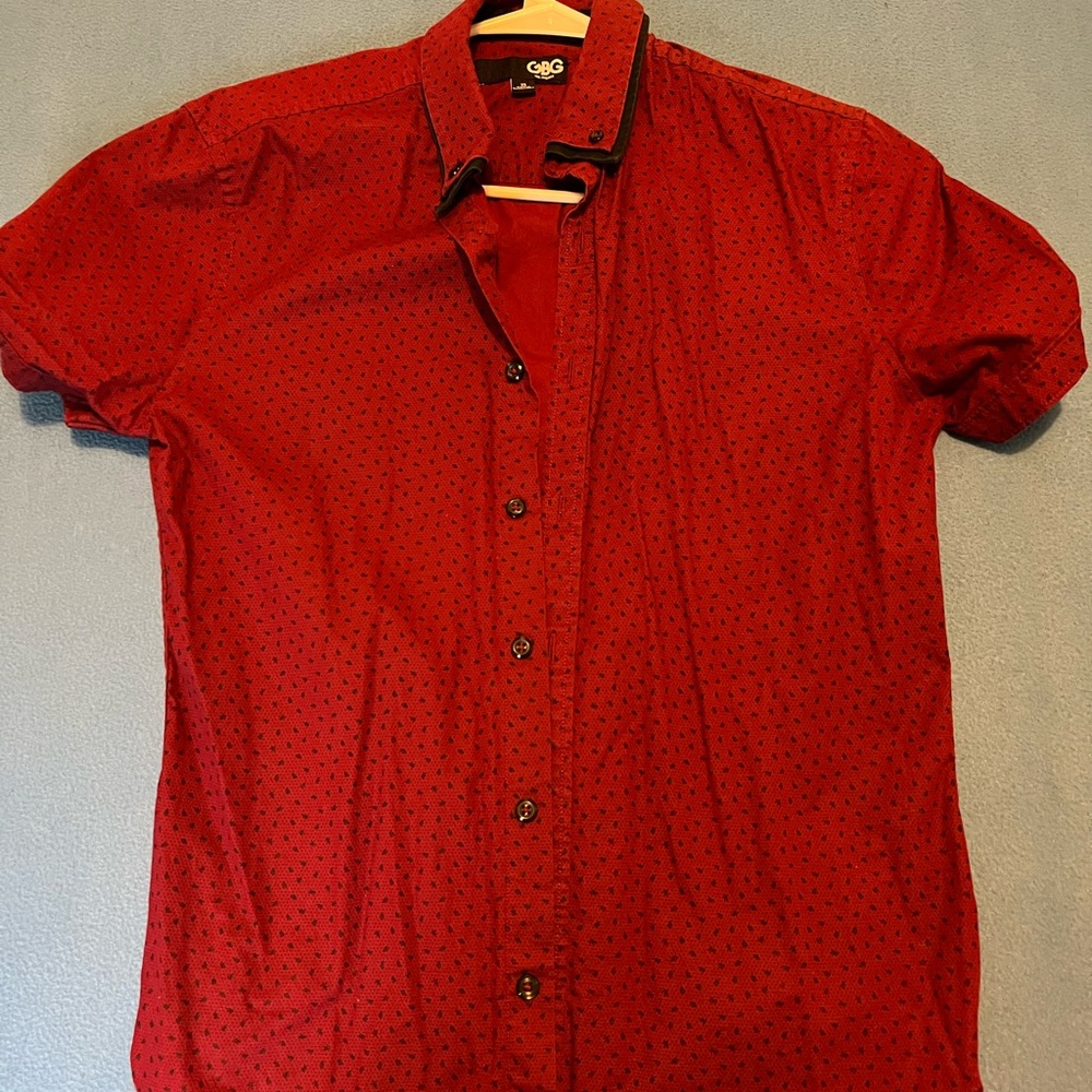 G By Guess. Color: Red w design. Size: XS. Condition: Used.
